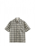 Anerkjendt - Akotto Seersucker Check Ss Shirt - L&uuml;hikeste varrukatega s&auml;rgid - XXL