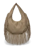 Pieces - Pcfina Fringe Shoulder Bag Pp - V&auml;ikesed &uuml;le&otilde;lakotid - ONE SIZE