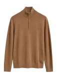 Gant - Extrafine Merino Wool Half Zip - Poolpika lukuga džemprid - L