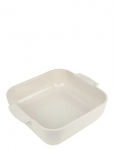 Peugeot - Appolia Keramik Firkantet Cremehvid 28 Cm - Ahjuvormid - 28 CM