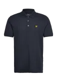 Lyle & Scott - Popcorn Jacquard Polo Shirt - L&uuml;hikeste varrukatega kootud polos&auml;rgid - L