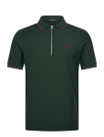 Fred Perry - Crepe Pique Polo Shirt - L&uuml;hikeste varrukatega - XS