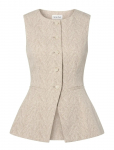 Malina - Cim Peplum Jacquard Vest - Varrukateta bleiserid - 42
