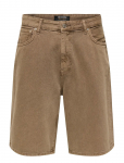ONLY & SONS - Onscarl Ball. Brown 6602 Tai Dnm Shorts - L&uuml;hikesed teksap&uuml;ksid - XL