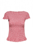ONLY - Onlcelle Cap Smock Boatneck Top Jrs - L&uuml;hikeste varrukatega topid - M