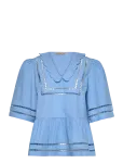 Stella Nova - Top With Scallop Edge Collar - L&uuml;hikeste varrukatega - 38