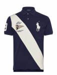Polo Ralph Lauren - Custom Slim Fit Big Pony Mesh Polo Shirt - L&uuml;hikeste varrukatega - M