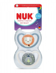 NUK - Perfect Match Air Night Lion, Size 0-6 Months - Lutid - 0-6MONTHS