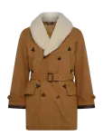 Polo Ralph Lauren - Shearling-Trim Canvas Ranch Coat - Talvemantlid - L
