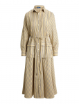 Polo Ralph Lauren - Striped Cotton Canvas Utility Shirtdress - S&auml;rkkleidid - 44