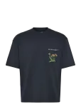 Lyle & Scott - Floral Embroidered T-Shirt - L&uuml;hikeste varrukatega - XS