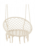 J-Line - Swing Chair Macr+Tass Poly Bei - &Otilde;uetoolid - H110CM