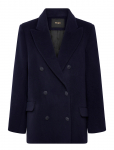 Maje - Wool Blend Coat - Villased mantlid - 40