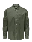 ONLY & SONS - Onsoxford Ls Shirt Frml Noos - Oxfordi s&auml;rgid - M