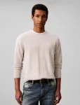 Calvin Klein - Ls 100% Merino Textured Grid Cre - &Uuml;mara kaelusega - XL