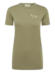 Maison Kitsune - Fitted Tee-Shirt - L&uuml;hikeste varrukatega - XS