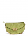 Ganni - Lulu Wallet On Chain Velvet Moire - Rahakotid - ONE SIZE