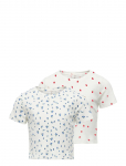 Kids Only - Kogbella Life Sht Aop S/S Top Jrs 2-Pack - L&uuml;hikeste varrukatega - 134-140