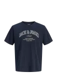 Jack & Jones - Jjedenver Logo Tee Ss O-Neck Sn - L&uuml;hikeste varrukatega - XXL