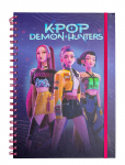 Demon Hunters - Kpop Demon Hunters A4 Notesbog - Kalendrid ja m&auml;rkmikud - ONE SIZE