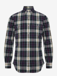 Polo Ralph Lauren - Custom Fit Plaid Brushed Oxford Shirt - Ruudulised s&auml;rgid - L
