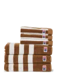 Lexington Home - Striped Terry Towel Fudge/Snow White - K&auml;ter&auml;tikud - 30X50