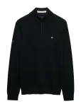 Superdry - Prep Essential Cotton Half Zip - Poolpika lukuga džemprid - XL