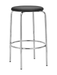 House Doctor - Bar Stool, Hdcomma, Black, Chrome - Baaritoolid - 66X37CM