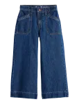 GAP - Kids High Rise Stride Wide-Leg Ankle Jeans - Laiad teksad - 116