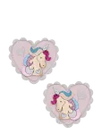 Mimi & Lula - 2 Hair Clips - Large Unicorn Heart - Juukseklambrid - ONE SIZE