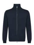 Garment Project - Zipper Knit Cardigan - Navy - Kardiganid - M