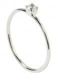 Syster P - Tiny Princess Ring Silver - S&otilde;rmused - 17.5 mm