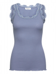 Rosemunde - Rwbabette Silk Sl U-Neck Long Lace - Varrukateta - M