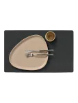 LIND DNA - 4-Set Table Mat Square L Nupo - Lauamatid - 35X45CM