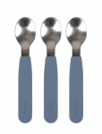 Filibabba - Silikone Skeer 3-Pak - Powder Blue - S&ouml;&ouml;giriistad - L14CM