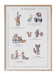 Kunskapstavlan&reg; - Ein Guter Freund - En Bra Kompis P&aring; Tyska - Posters - 30X40CM