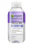Garnier - Garnier Skinactive Eye Make-Up Remover 2In1 For All Skin Types 125 Ml - Eye Makeup Removers - 125 ml
