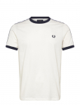 Fred Perry - Taped Ringer T-Shirt - L&uuml;hikeste varrukatega - XL