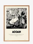 PSTR Studio - Moomin X Pstr Studio - Long Journey - Black & White - 50X70CM