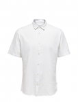 ONLY & SONS - Onscaiden Life Ss Solid Linen Blend Noos - L&uuml;hikeste varrukatega - XXL