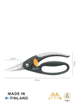 Fiskars - Ff Fish Renew Shear 22Cm - K&auml;&auml;rid - ONE SIZE