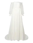 Malina - Amelia Off-The-Shoulder Organza Bridal Gown - Maksikleidid - M