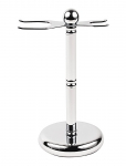 Parker - Parker Deluxe Chrome 2 Prong Shave Stand - Shaving Products - ONE SIZE