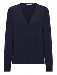 Tommy Hilfiger - Viscose Crepe V-Neck Blouse - Pikkade varrukatega - 32