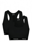 Pieces - Pclogo Lady Top 2 Pack Noos Bc - Rinnahoidja-topid - S