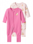 Name It - Nbfnightsuit 2P Zip Ff Rose Deer Noos - Pidžaama kombinesoonid - 98