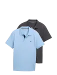 Tom Tailor - Doublepack Polo, Packaging - L&uuml;hikeste varrukatega - S