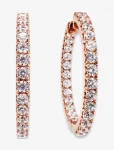 Marmara Sterling - Goldplated Hoop Earrings - R&otilde;ngad - ONE SIZE