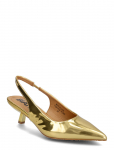 Bianco - Biakristin Kitten Heel Slingback Mirror Pu - Kontsaga slingback-kingad - 38