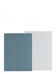 S&ouml;dahl - Viskestykke 50X70 Line 2 Stk. China Blue/White - K&ouml;&ouml;gir&auml;tikud - 50X70CM